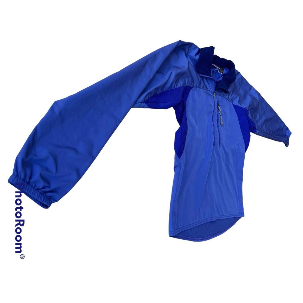 Patagonia Windbreaker Rain Jacket Unisex Small Blue Stetch Panels Zippe… - Picture 4 of 12
